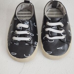 Carter's Black and White Baby Shoes